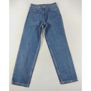 Vintage Levis 560 Loose Fit Straight Leg Jeans Womens 8 Blue High Rise Denim USA